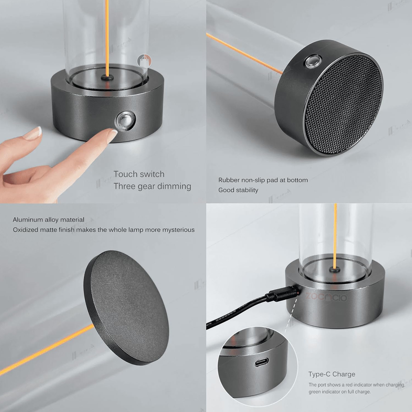 Miniatura 6 de Lampara Moderna Minimalista Inalámbrica